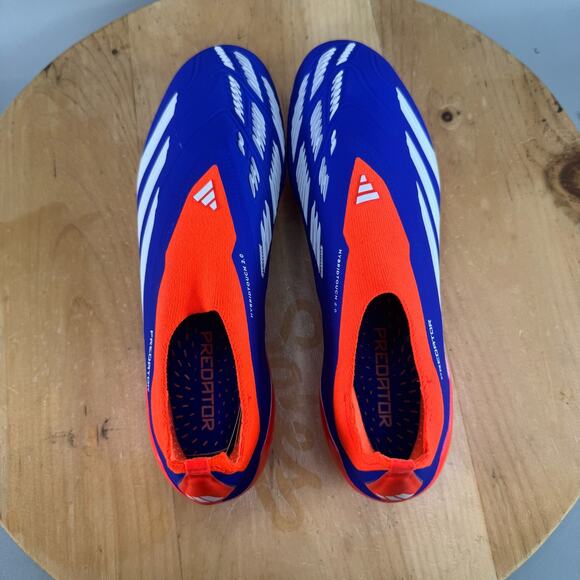 Adidas Predator Elite LL FG Mens Size 8.5 Soccer Cleats Laceless Lucid Blue NEW - Picture 5 of 8
